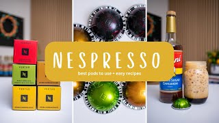 Best Nespresso Espresso Pods amp Easy Nespresso Recipes [upl. by Hajin]