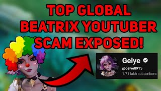 GLOBAL BEATRIX YOUTUBER GEYLE REALITY EXPOSED MOBILE LEGENDS MLBB [upl. by Eeclehc]