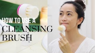 How To Use a Facial Pore Cleansing Brush ft Memeboxs Im Brush  LookMazing [upl. by Ahsinyd407]