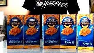 5minute Mac n Cheese Challenge  Matt Stonie [upl. by Ardis499]