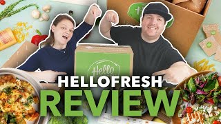 HelloFresh Review Delivery Unboxing Prep and Cooking  Is It Worth It [upl. by Ratcliff]