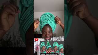 Gele Headwrap Tutorial headwrap turban [upl. by Harutek]