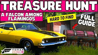 Forza Horizon 5How to complete Treasure hunt A FALCON AMONG FLAMINGOSSpring Treasure hunt location [upl. by Drawdesemaj]