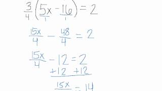 Distributing with a Fraction [upl. by Kafka]