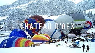 Festival de montgolfières à Château DOex  Suisse [upl. by Aras]