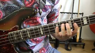 Tec0106  Tonleitern üben 2 Alternativen  German Bass Lesson Tutorial [upl. by Garratt]