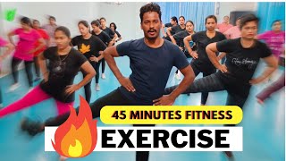 Weight Loss  Full Body Weight Loss Exercise Video  Zumba Fitness With Unique Beats  Vivek Sir [upl. by Colligan792]