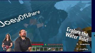 Lets explore the hole Minecraft Ultimate Couch Coop Episode 1 Part 2 [upl. by Ateerys]