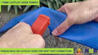 Layflat Hose Irrigation Hole Puncher [upl. by Ettecul]