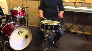 Trinity grade 1 Snare drum multiple bounce roll study [upl. by Kovacs816]