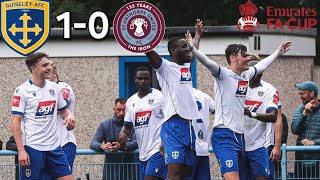 FULL HIGHLIGHTS  Guiseley 10 Scunthorpe FA Cup match  Fans POV [upl. by Oicnanev]