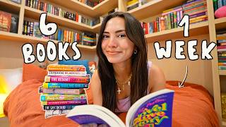 I tried reading my 6 book TBR in one week [upl. by Yht]