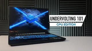 UNDERVOLTING 101 CPU EDITION ASUS TUF F15 [upl. by Mairem]