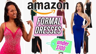 Reviewing Amazon Formal Dresses  under 100 [upl. by Oihsoy738]