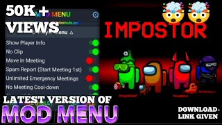 Among us MOD MENU HackLatest Version Download link givenDGKING YT [upl. by Caraviello]