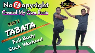 Tabata stick workout Free copyright music  Full body workout nexus fitzone [upl. by Ative]