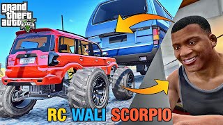 Meri New 50000 Rs RC Scorpio 😍 Ye Kya Banadiya Scorpio Ko😂🤪 GTA 5 Mods [upl. by Cinemod]