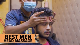 Best Men Head Massage I Munna amp Guys [upl. by Airitac838]