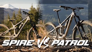 Patrol VS Spire  Transitions New Bikes Compared [upl. by Liuqnoj]