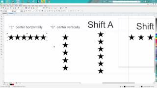 Corel Draw Tips amp Tricks Align amp Distribute items [upl. by Liagaba581]