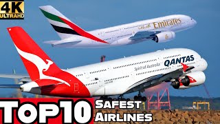 Top 10 safest airlines in the world 🌎  Facts  LatestStudyIQ [upl. by Esirec]