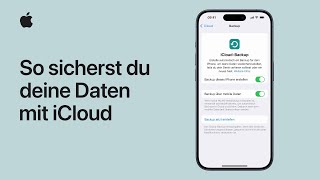 So erstellst du ein Backup deines iPhone in iCloud  Apple Support [upl. by Rieger]