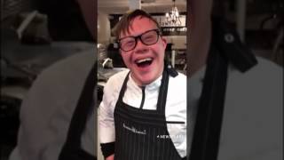 Chef with Down syndrome lands epic pancake flip [upl. by Kutchins]