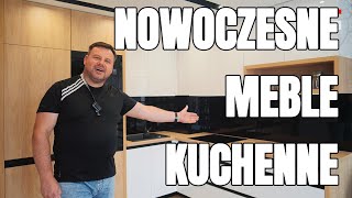 Nowoczesne meble kuchenne  aneks kuchenny kuchnia otwarta na salon [upl. by Eerehc]