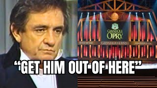 Why Johnny Cash Was Banned from the Grand Ole Opry [upl. by Ellened]