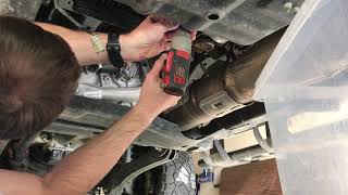 20172019 Ford F250 fuel filter change 67 power stroke [upl. by Aineles]