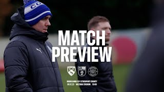 Match Preview  Dave Challinor  Morecambe FC Vs Stockport County  202324 [upl. by Airym644]