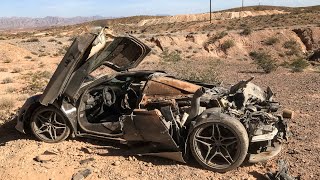 POLICE FIND CRASHED MCLAREN 720S IN NEVADA DESERT [upl. by Soma813]