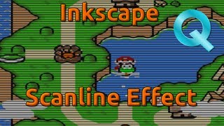 Inkscape Tutorial How to create Scanline effect [upl. by Desimone]