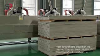 Fiber cement board painting machinery line [upl. by Eessej102]