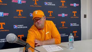 Tennessee Football coach Josh Heupel was displeased with the officiating in Vols loss at Georgia [upl. by Whitver]