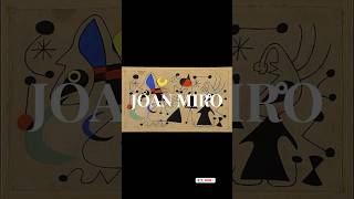 Short Joan Miro art artcommunity adiart [upl. by Nalniuq]