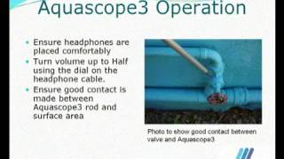 Gutermann Aquascope 3 Leak Locator Training Video [upl. by Merrill]