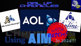 Using AOL Instant Messenger in 2024 WITH PATCH [upl. by Gannon975]