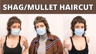 How to Cut A Modern SHAG  MULLET Haircut With A Razor  Step by Step Haircut Tutorial  Lina Waled [upl. by Pell]