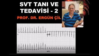 EKG 12 SUPRAVENTRİKÜLER TAŞİKARDİ TANI VE TEDAVİ – 2 [upl. by Anaidiriv791]