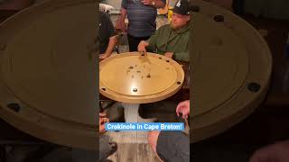 Crokinole in Nova Scotia [upl. by Aihsotan]