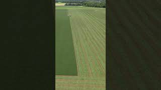 Laying down some alfalfa with the Kubota Tractor Corporation M7 and DMC farming farmlife [upl. by Assiram854]