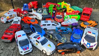 Collecting Cars Police Sport Car Ambulance Excavator Lamborghini Plane Train Watercraft Boat [upl. by Deibel903]