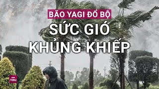 Bão số 3 Yagi quần thảo Hà Nội xơ xác gió giật mạnh mưa quất dữ dội trên các tòa nhà  VTC Now [upl. by Schweiker]