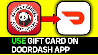 How To Use Panda Express Gift Card In Doordash App [upl. by Netsirk]