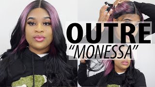 Outre Synthetic Hair 5quot Deep Parting HD Lace Front Wig  MONESSA EBONYLINECOM [upl. by Enilrek438]