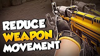 CSGO Quick Tips  How to Reduce Weapon Movement [upl. by Nodnarg]