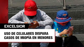 Uso de celulares y tabletas dispara drásticamente casos de miopía en menores [upl. by Merth906]