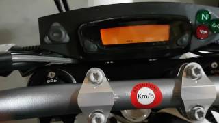 Husqvarna 701 Speedometer Adjustment [upl. by Lerret]