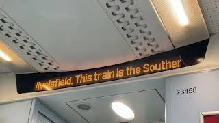 Southern announcement to Eastbourne from Wivelsfield [upl. by Olim]